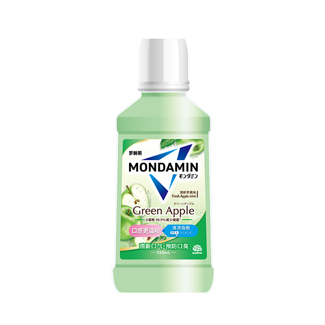 梦纳明漱口水 清新苹果味
